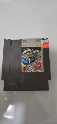 Nintendo NES Marble Madness   Original MB Milton Bradley   Authentic Cartridge