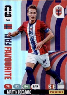 Panini WM 2026 World Cup Adrenalyn XL 334 - Martin Odegaard - Fan Favourite