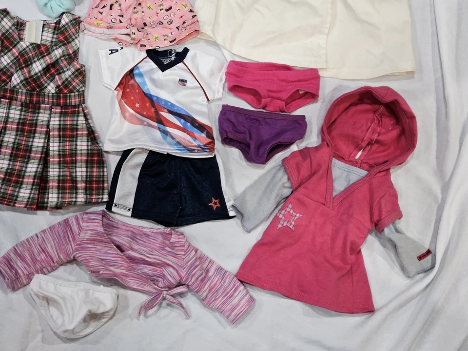 Lote 130 piezas Ropa Muñeca American Girl Zapatos Accesorios Pleasant Company Foto 2 de 4