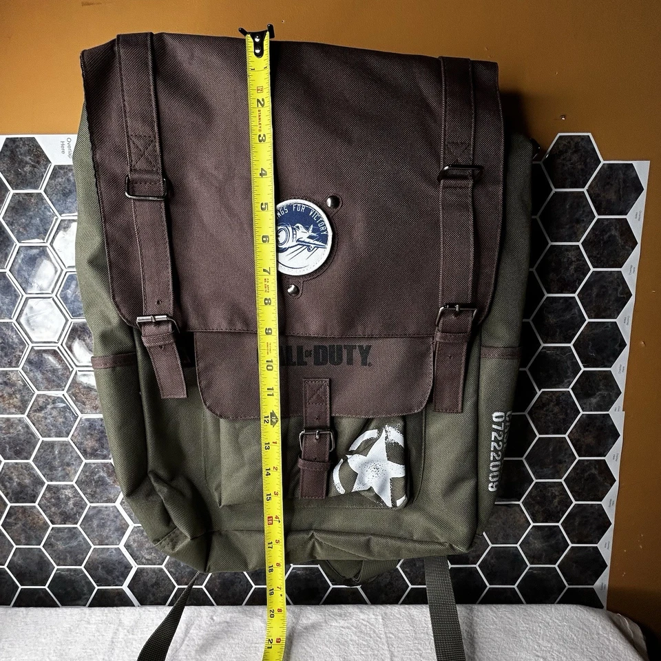 Mochila Call Of Duty Segunda Guerra Mundial Activision Cartera Militar Bioworld Bolso Mensajero Foto 4 de 4