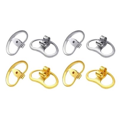 8pcs Earring Stoppers Metal Ear Studs Lifters Ear Jewelry Fastening Lifting