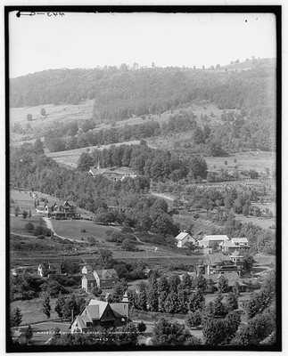 Photo:Fleischmanns Catskill Mountains NY 1902 Scenic Village Landscape