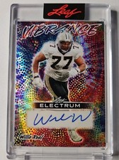 2025 LEAF VIBRANCE TIE-DYE 1/1 AUTO WILLIE ROAF NFL HOF NEW ORLEANS SAINTS ICON