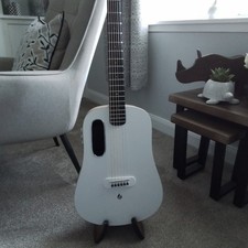 Lava Blue Original with Freeboost Travel Guitar with Gig Bag.