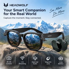 AI Smart Glasses 8MP Camera Image Recognition 4k HD Video Anti-Shake