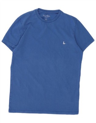 JACK WILLS Herren Classic Fit T-Shirt Oberteil Small Blau Baumwolle DS16