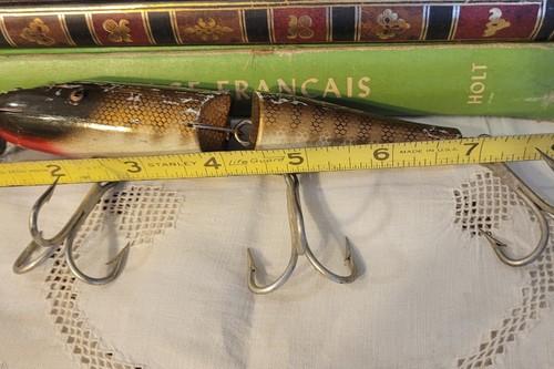 Vintage Fishing Lure Jointed Creek Chub Pikie - Picture 8 of 11