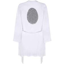 Small 'Fingerprint' Adult Dressing Robe / Gown RO00105908 