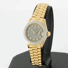 Ladies' Rolex Datejust 18KYG Ref.#6917 26mm Custom Dial/Bezel W266879-3