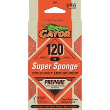 Gator 7301 120 Grit 3" x 5" x 1" Super Sponge Prepare-1PK