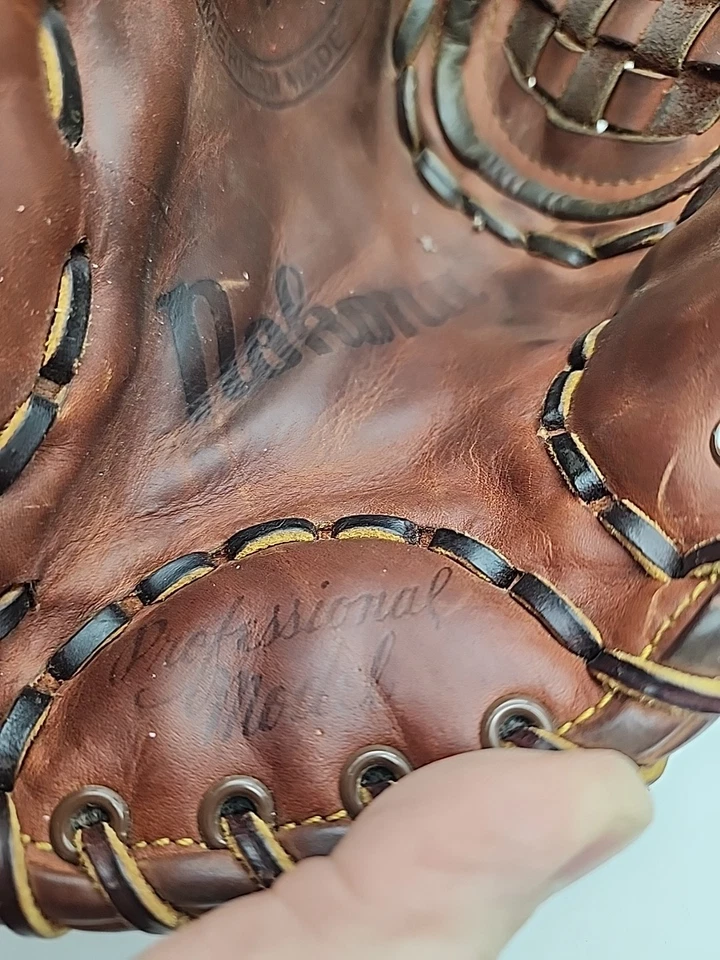 Guante de béisbol modelo profesional NOKONA N80 LHT 1ª base guante/centro Foto 2 de 4