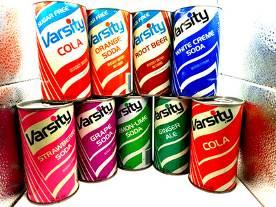 Varsity Soda Cans Loty 9 Very Nice