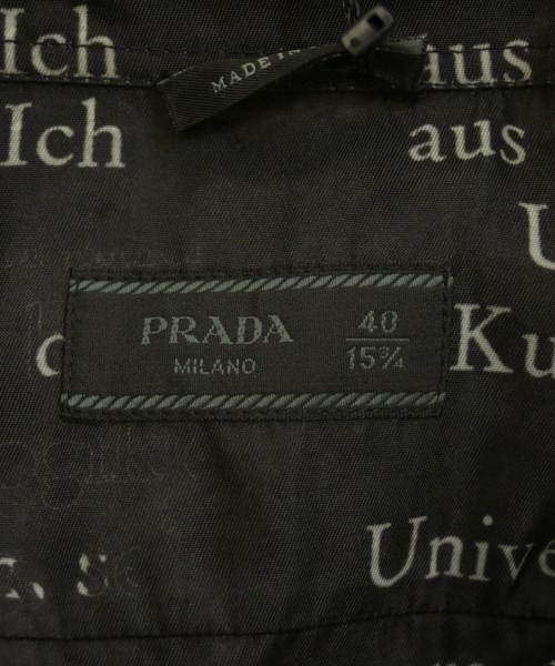 PRADA Casual Shirts Gray(Patterned) 40(Approx. L) 2200677401089 image 3