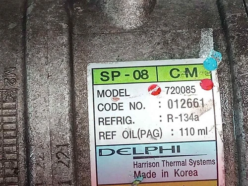 720085 Compresor Aire Acondicionado para CHEVROLET MATIZ SX 2005 526529 - Imagen 3 de 10