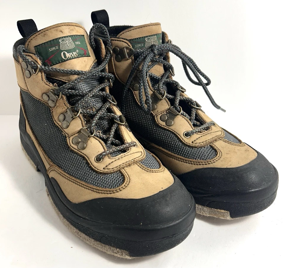 Botas de vadeo Orvis botas de pesca con mosca con fondo de fieltro para hombre 11 - 11,5 (10-10,5) LEER Foto 2 de 4