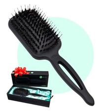 MINT Mizu Waterproof Boar Bristle Hair Brush for Women  Create Long-Lasting ...