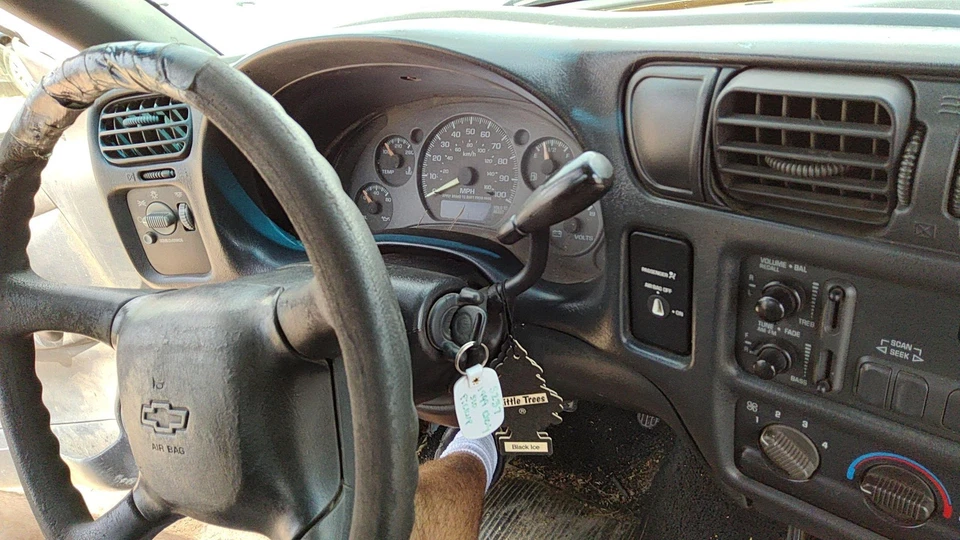 Conjunto de columna de dirección camioneta S10 1999 OEM 26067540 Foto 3 de 4