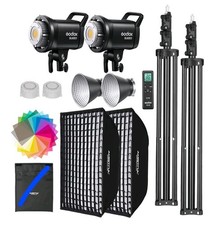 Godox SL60II-D LED Video Light Kit 2Pack Studio Video Recording-Filming-Podcast