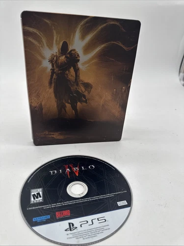 Diablo IV 4 Sony PlayStation 5 In Steelbook Case With Game
