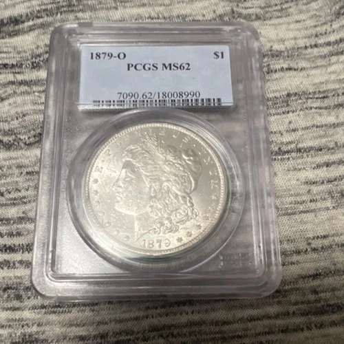 Morgan Dollar 1879 O PCGS MS62 Silver $1 Coin Uncirculated