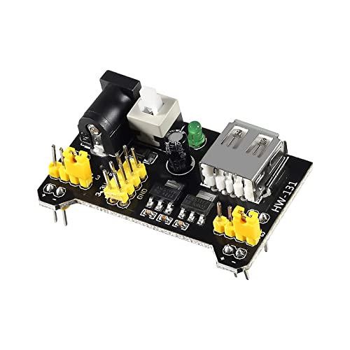 4pcs MB102 Solderless Breadboard Power Supply Module 3.3V/5V with 4pcs 9V Clip - Picture 5 of 5