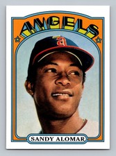 SANDY ALOMAR SR 2016 TOPPS ARCHIVES 65th ANNIVERSARY ANGELS