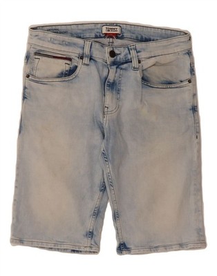 Tommy Hilfiger Herren Jeansshorts W31 mittelblau Baumwolle DX23