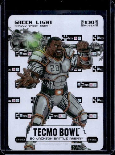 2026 Battle Arena Tecmo Bowl Green Light Debut Sore Thumb Battlefoil SP #ST593