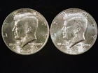 1983-P and D Kennedy Half Dollars (2 coins) AU++. Free Shipping!