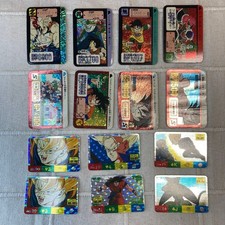 Dragon Ball Vintage Mini Carddass Super Card Holo Lot 14 Japanese Set Anime Rare