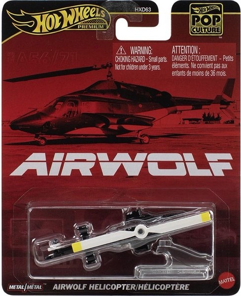 "Hot Wheels \"Airwolf Helicopter\" Movie HXD63 Premium Pop Culture Ovp UngeÖFfnet!"-image