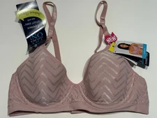 NWT Barely There Custom Flex Underwire Bra 4751 Size M more plum