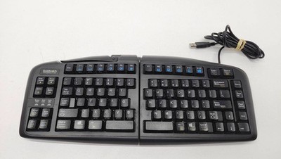 Goldtouch Ergonomic Wired Keyboard PC & MAC Black GTP-0044 SK-2720 | TESTED