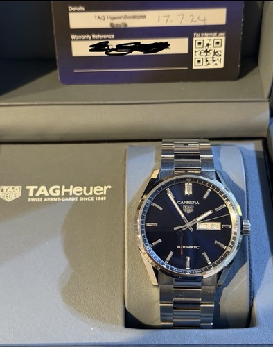 2024 Tag Heuer Carrera WBN2012 Blue dial Day/Date 42MM FULL SET