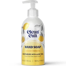 Cleancult - Lemon Verbena - Moisturizing Liquid Hand 12 Fl Oz (Pack of 1) 