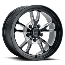17x7 American Muscle 149 Patriot Gloss Black Milled Wheels 5x4.5 0mm Set Of 4