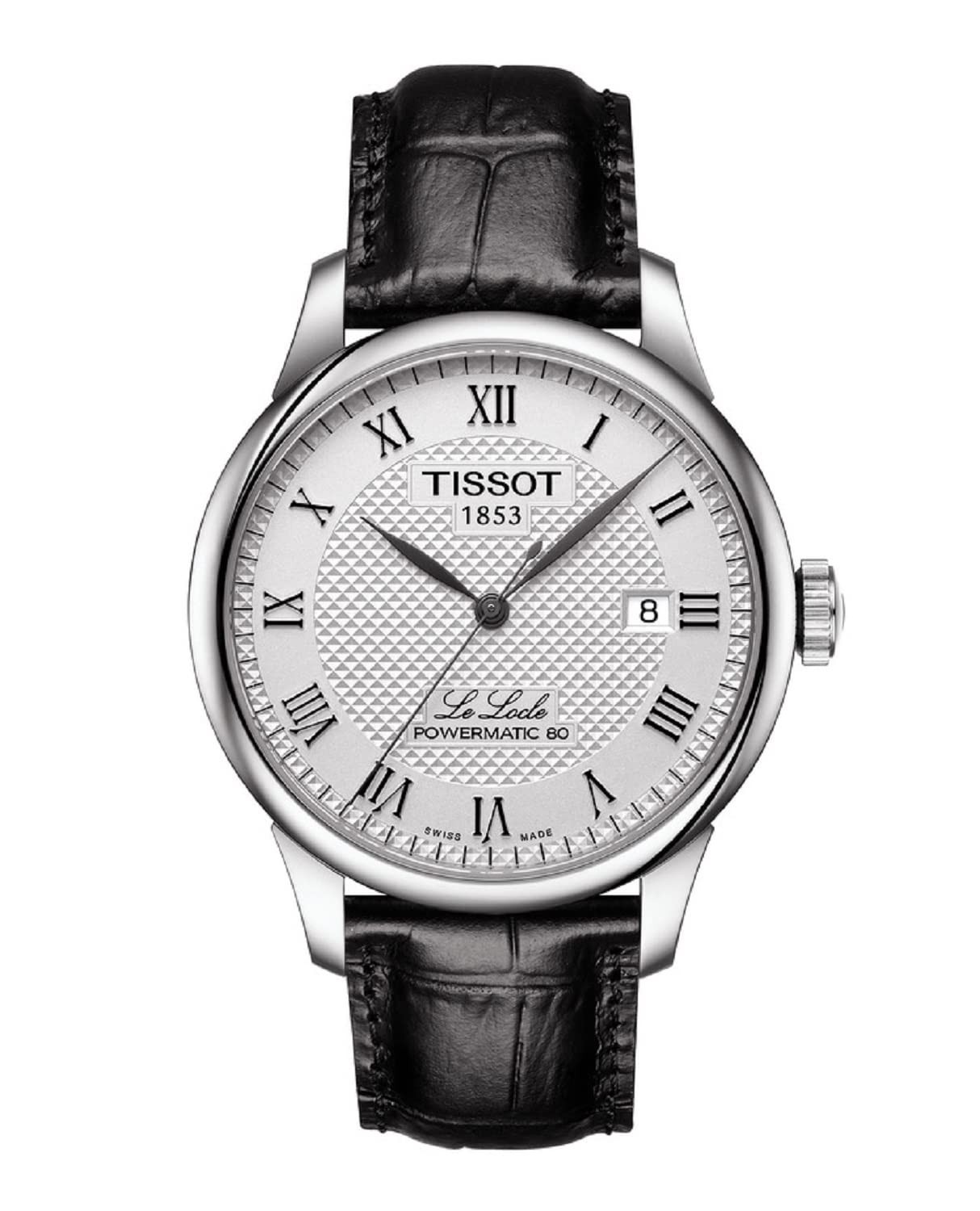 Unused TISSOT Le Locle Powermatic 80 T006.407.16.033.00 Silver Men Watch in Box