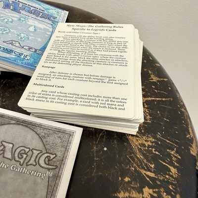 Lot Vintage MTG Magic The Gathering Rules Books Ice Age Mirage