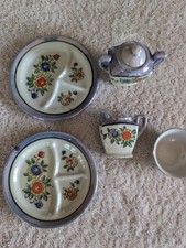 Vintage Japanese Lusterware Child's Tea Set Pieces