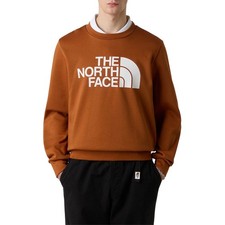 The North Face Felpa da Uomo Girocollo Easy Marrone Codice NF0A89FGBOE