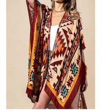 Southwest Sol Kimono Southwestern Viscose Layer