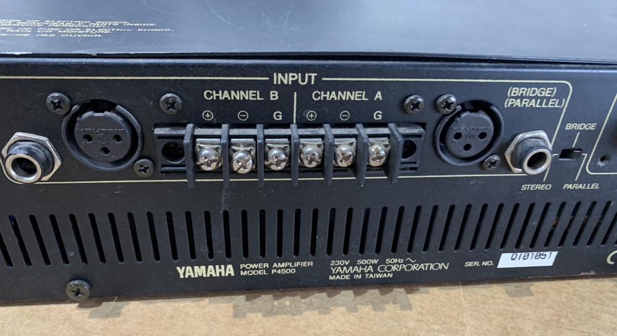 Yamaha P4500 Stereo Power Amplifier for sale online | eBay
