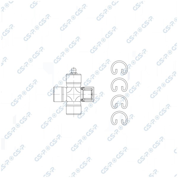 Hardyscheibe Kardanwelle FÜR Daihatsu Hijet Kasten (S8 ) - GSP UJ900151-image
