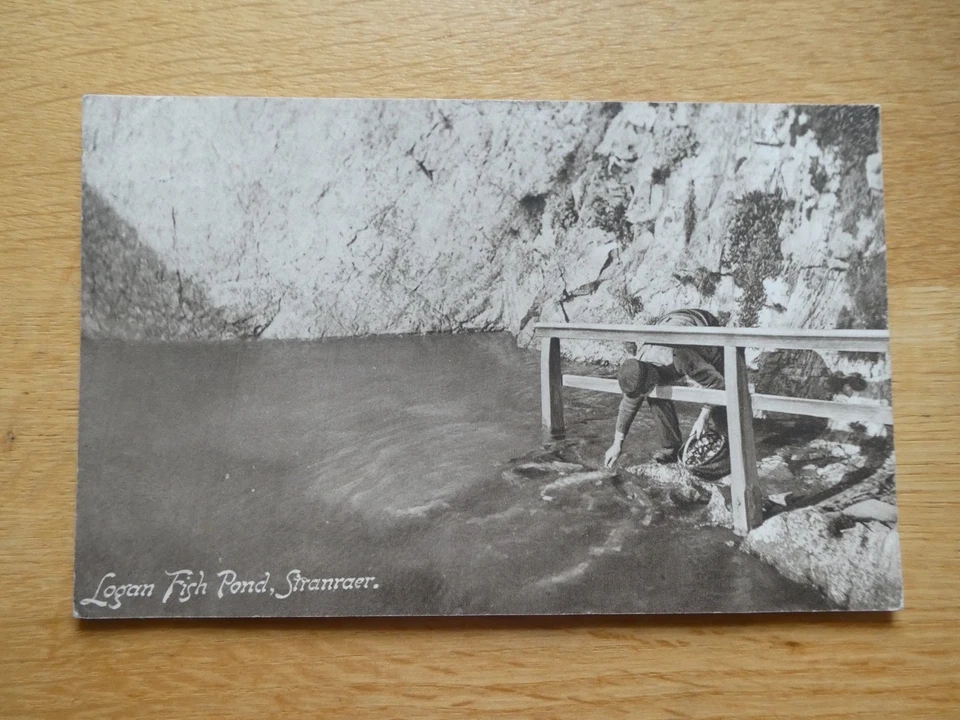 1922 Posted Postcard of Logan Fish Pond, Stranraer, Dumfries, Scotland - Image 1 of 2
