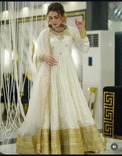 Indian Bollywood Anarkali Bridal Heavy Salwar Designer Suit Dress Ethnic Gown