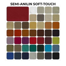 Leather SEMI-ANILINE SOFT TOUCH | Soft Nappa Leather | 43 Colours | Leather Skin 4.0m2