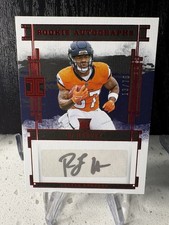 2025 Panini-Impeccable RJ Harvey Rookie Auto #RA-RHY /75 Denver Broncos RC