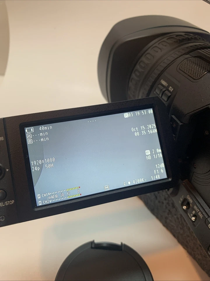 JVC 4K Memory Card Camera Recorder 4K Video Camcorder GY-HM250U - Image 2 of 4