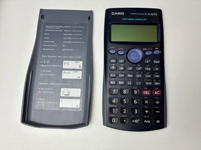 Casio fx-82ES Scientific Calculator Natural Display mit Schutzhülle