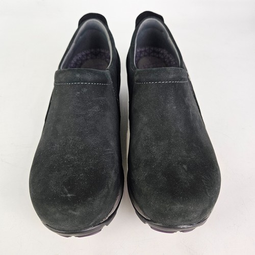 Dansko Patti Milled Nubuck Women's Black Slip On Shoe Vibram Sole Size 38 / 8 - Picture 2 of 5